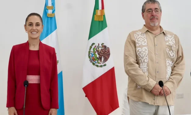 Presidenta Sheinbaum se reúne con sus homólogos de Guatemala y Belice