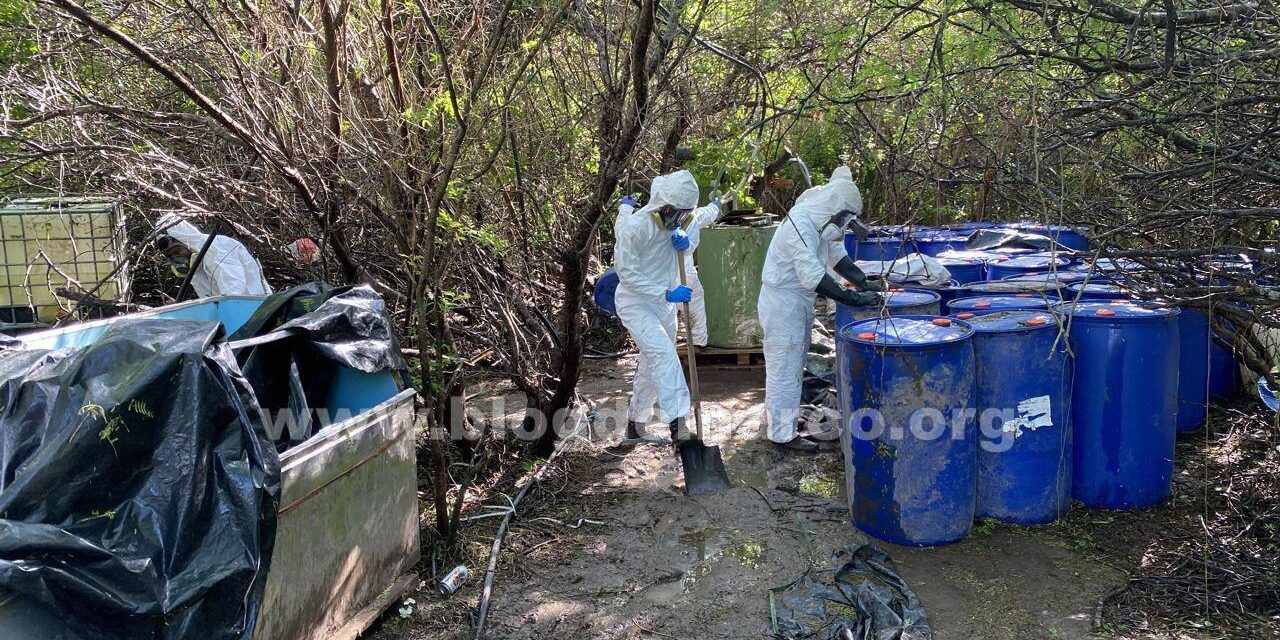 Desmantelan laboratorio clandestino de gran escala en San Blas, Nayarit, México