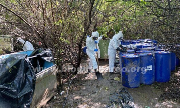 Desmantelan laboratorio clandestino de gran escala en San Blas, Nayarit, México