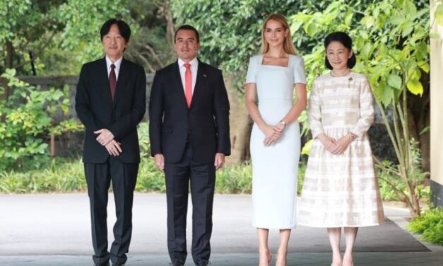 Presidente Noboa mantuvo una audiencia con los príncipes herederos de Japón