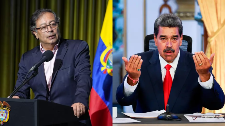 Petro respalda a Maduro tras recompensa de EE.UU para su detención