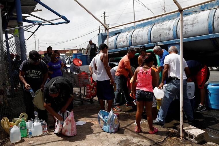 Estado de emergencia por corte de suministro de agua generalizado en Puerto Rico