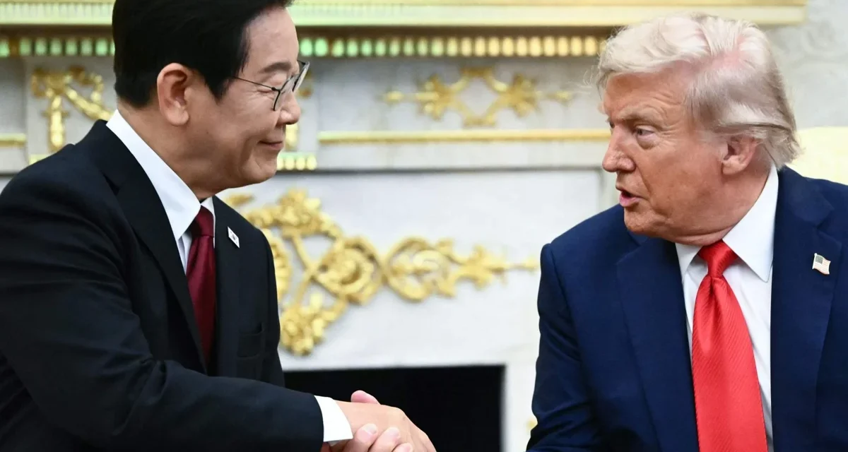Presidente Trump se reúne con su homólogo surcoreano
