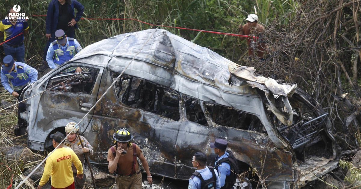 Dos muertos y seis heridos deja un accidente de tránsito al norte de Honduras