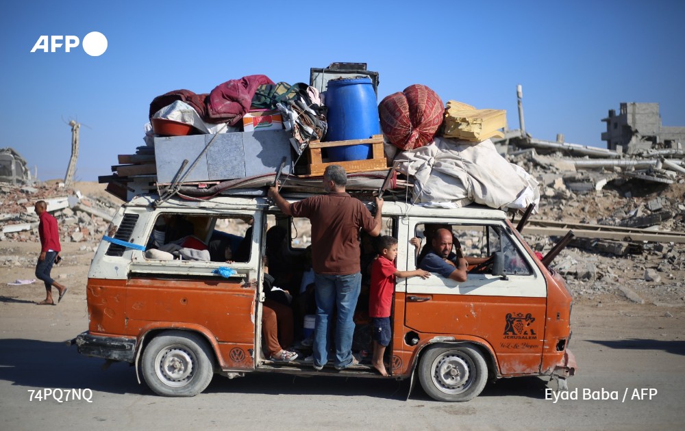 Israel traza ruta para evacuar a los palestinos de Gaza