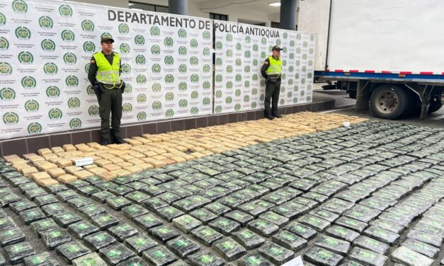1.2 toneladas de marihuana fueron incautadas en Colombia