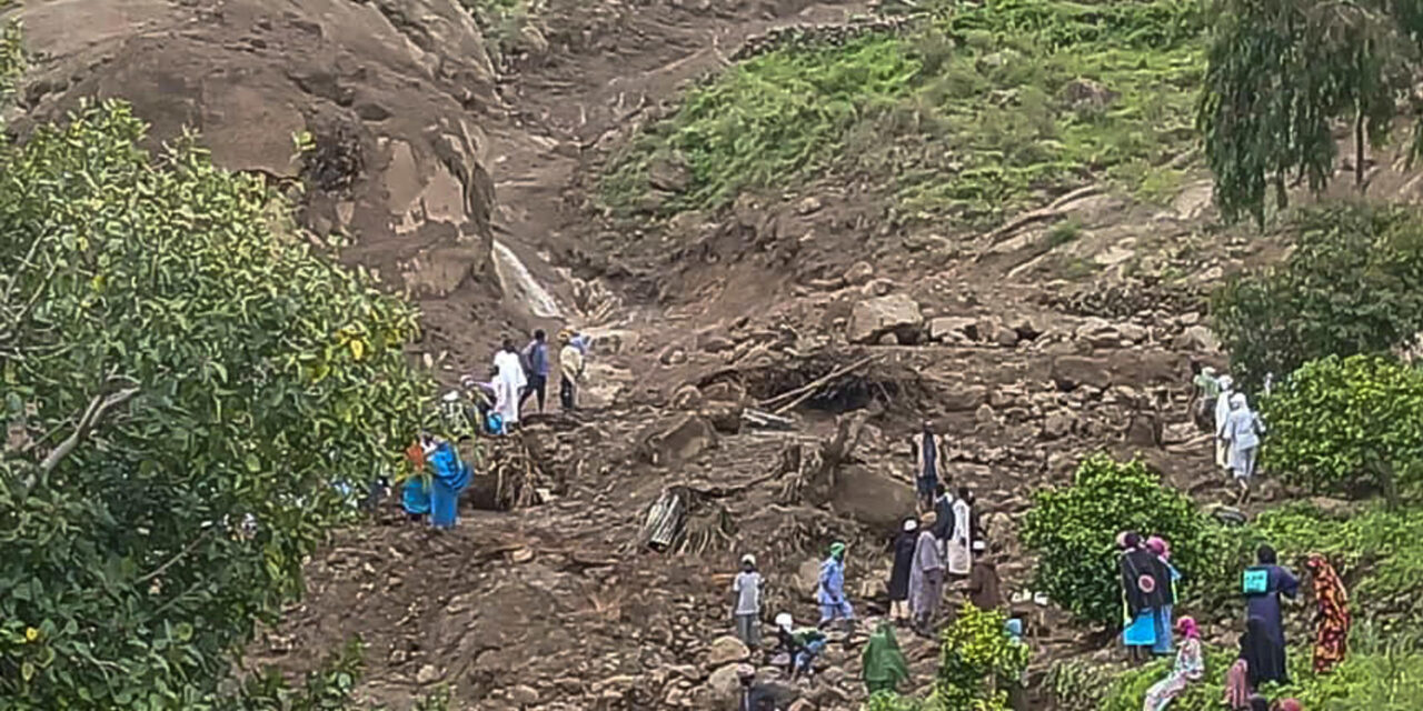 Más de mil muertos deja un deslizamiento de tierra en Sudán