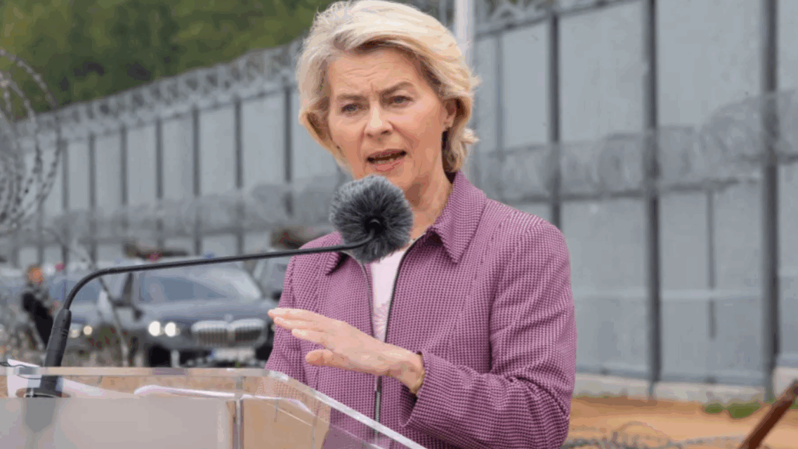 Avión que transportaba a Ursula von der Leyen de la Unión Europea fue blanco de una presunta interferencia rusa de su GPS