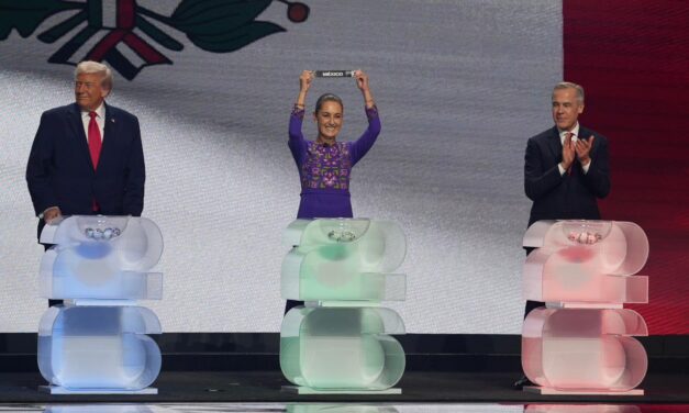 Sheinbaum sostiene que su país sigue siendo sede del Mundial de Fútbol