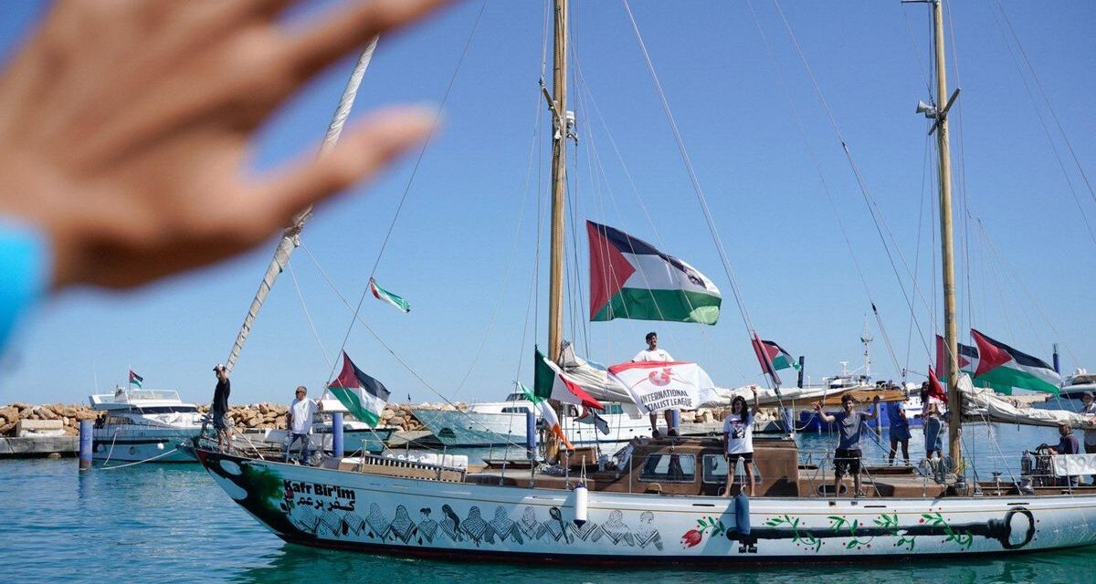 Israel intercepta flotilla rumbo a Gaza y detiene a unos 175 activistas