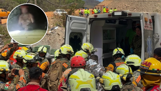 Dos mineros vivos fueron rescatados tras pasar dos semanas atrapados en un derrumbe en México
