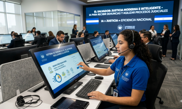 Fiscalía salvadoreña desarrolla plataforma con IA que permite denunciar sin salir de casa