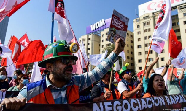 Protestas en distintas ciudades por el Dia del trabajador