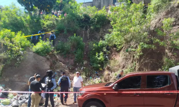 Una mujer embarazada fue asesinada y abandonada en un barranco en Tegucigalpa, Honduras