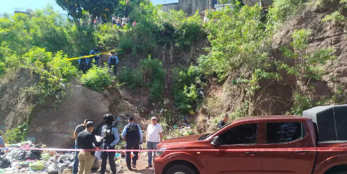 Una mujer embarazada fue asesinada y abandonada en un barranco en Tegucigalpa, Honduras