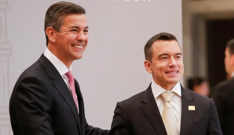 Ecuador y Paraguay acuerdan pacto de extradición para luchar contra el crimen organizado