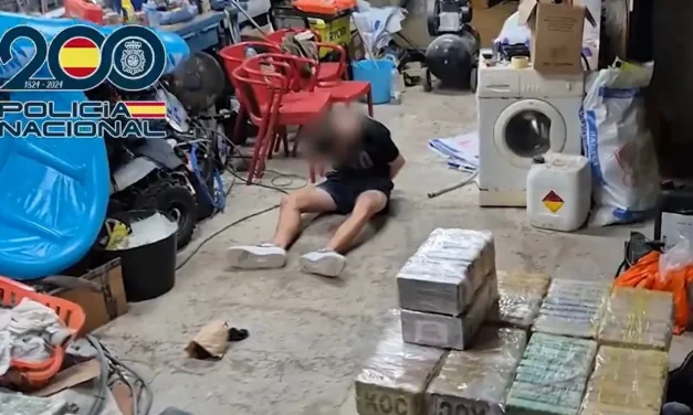 Policía española incauta 1.410 kilos de cocaína ocultos en una guardería
