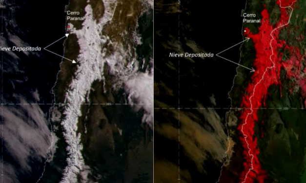Uno de los lugares más secos del mundo se cubre por completo de nieve en Suramérica