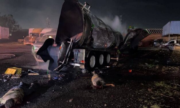 4 muertos tras explosión de camión en México