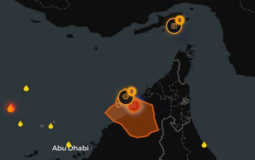 Ministerio de Defensa de los Emiratos Árabes Unidos dice que Irán apuntó al país con dos misiles balísticos