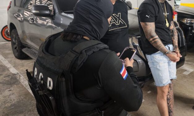 Cinco miembros del Cártel de Sinalo son detenidos con droga, armas y dinero en Costa Rica