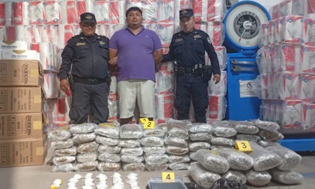 Guatemalteco es capturado con varios kilos de marihuana y cocaína en El Salvador