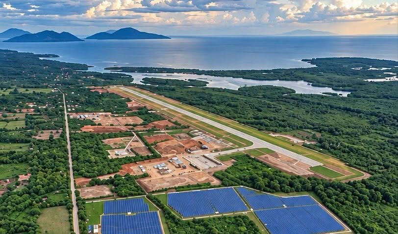 Nuevo aeropuerto en el oriente de El Salvador tiene un avance del 30% de su construcción