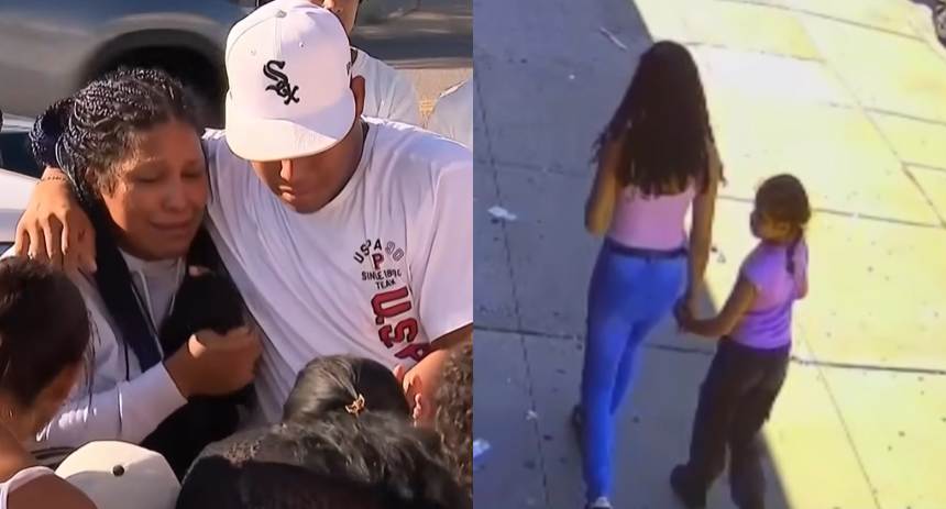 Niña de siete años es asesinada mientras caminaba junto a su madre en Chicago, EE. UU.