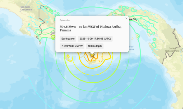 Sismo de magnitud 7.6 en Tonosí, Panamá provoca alerta de tsunami para varios países