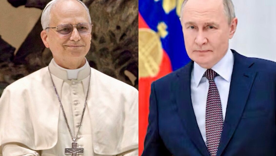 Papa León XIV pide al presidente de Rusia una tregua con Ucrania