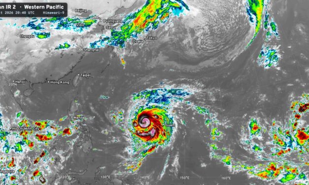 Supertifón Champi se aproxima a Filipinas con vientos sostenidos de hasta 215 km/h