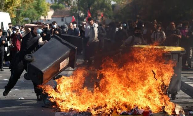 Francia: protestas estudiantiles se desbordan con más de 5,000 detenidos, incendios y cientos de heridos